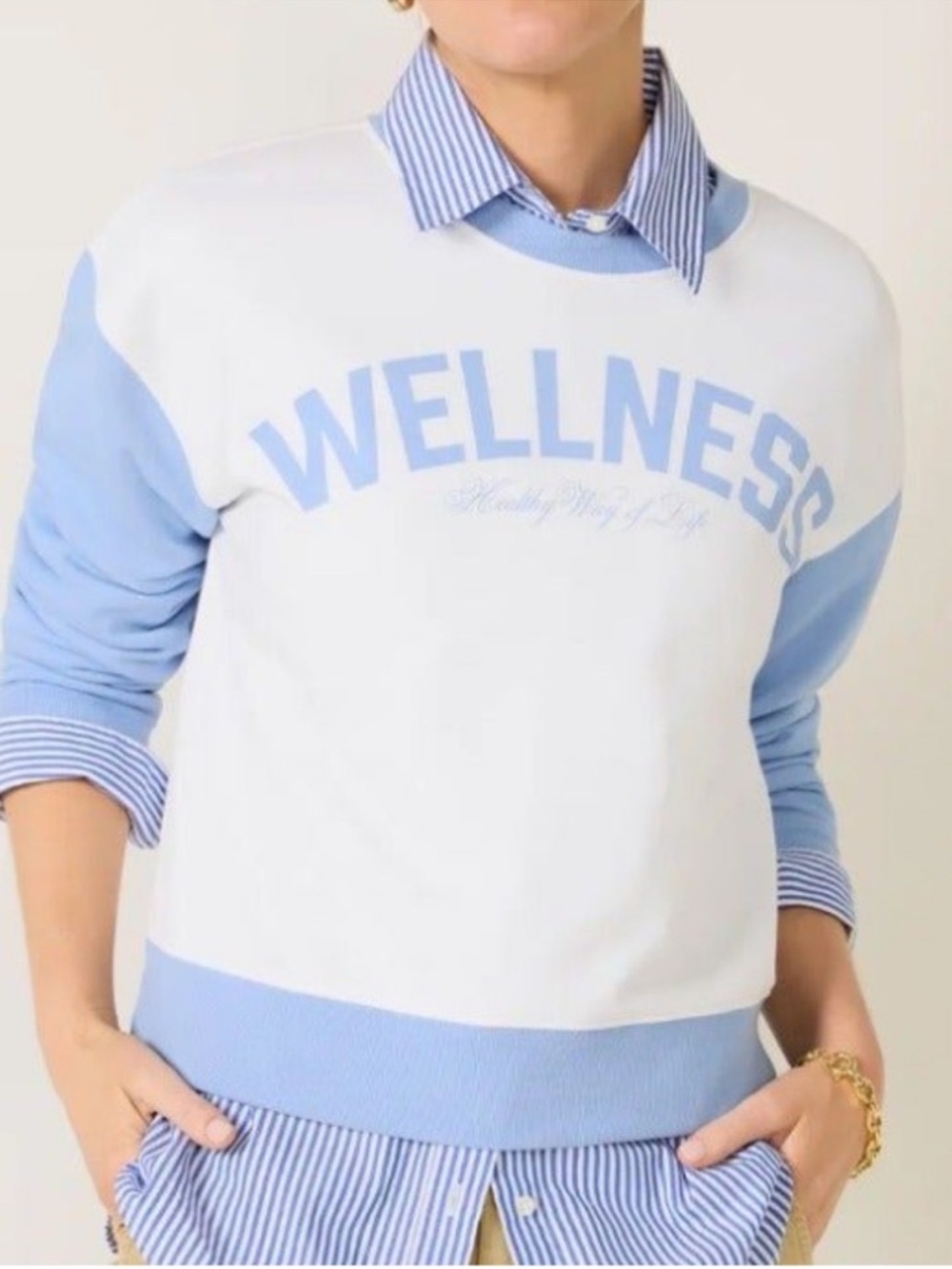NWT EVEREVE X Lifetime Wellness Graphic Sweatshirt Size Large